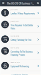 Mobile Screenshot of blog.businessfinancespecialist.com