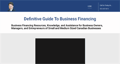 Desktop Screenshot of businessfinancespecialist.com